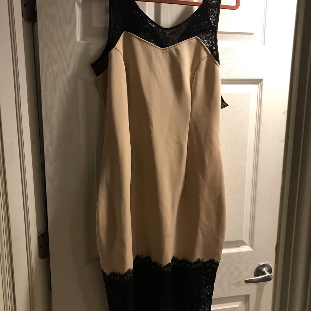 Nude Lace Dress